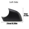 Cache d'aile de rétroviseur latéral avant de voiture Support inférieur Capuchon noir mat pour Tesla Model Y 2020 2021 Accessoires auto