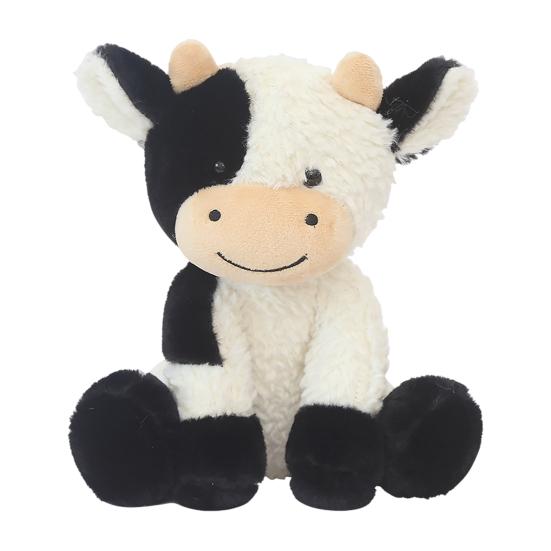 Cartoon Cow Doll Sitting Standing Chinese Zodiac Cow Plush Doll Cow Stuffed Animal Toy Birthday Gift