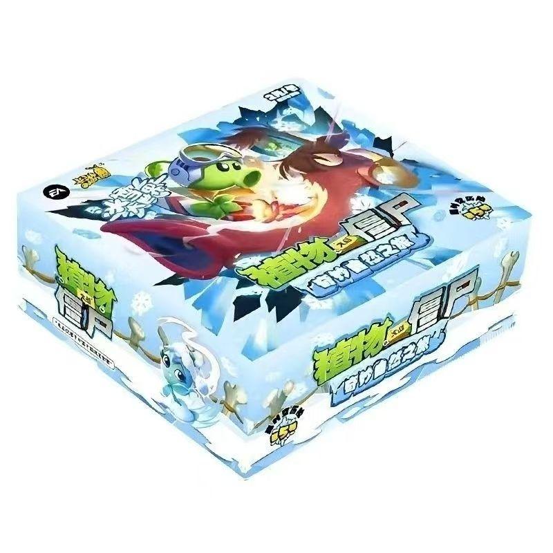 Official Genuine New Plants Vs. Zombies Fantasy Universe Combo Set Rubber Man Collectible Cards Anime Merchandise Gifts