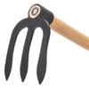KADAX Forged Steel Three-toothed Hoe 15x12cm With Handle