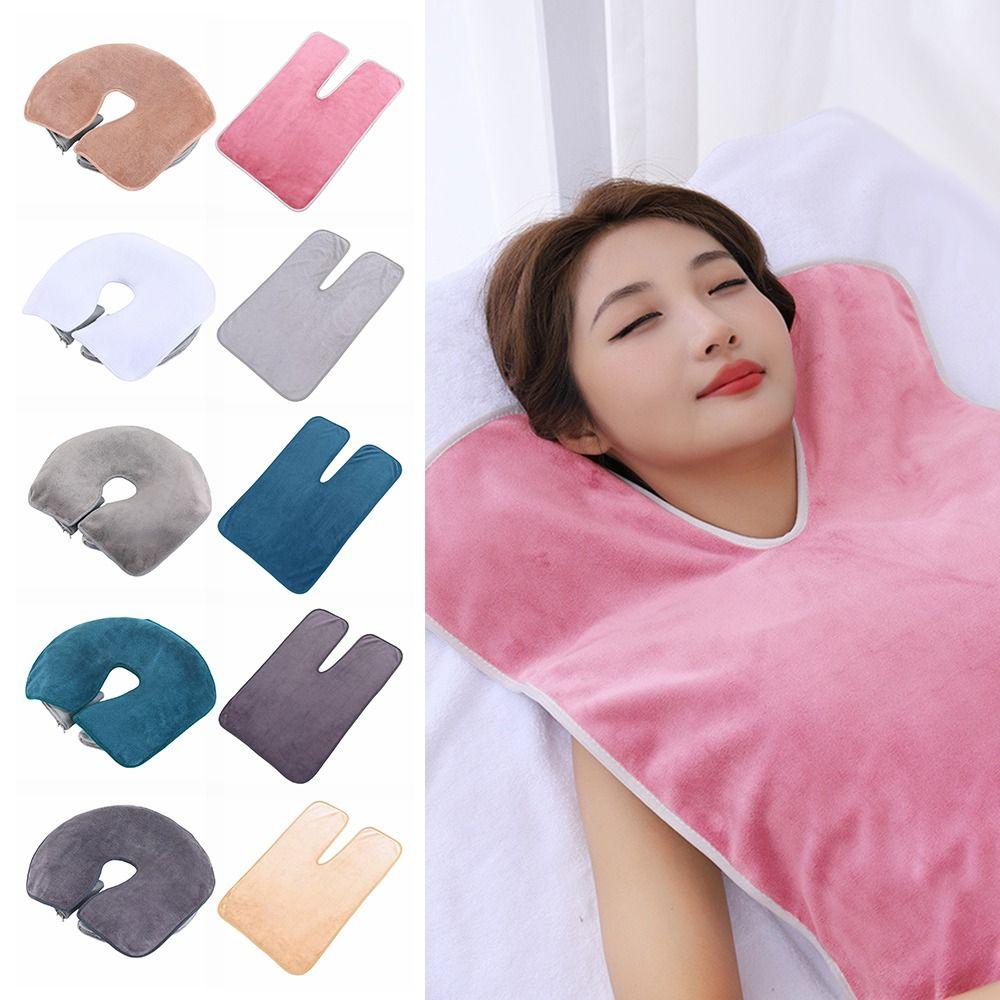 Soft U Shape Towel Comfortable Spa Massage Facial Towel  SPA Equipment