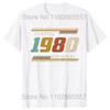 Vintage Legends Born In 1980 44 Years Old T Shirt Men Cotton T-shirt Birthday Retro Anniversary Tees Top Streetwear Tshirts