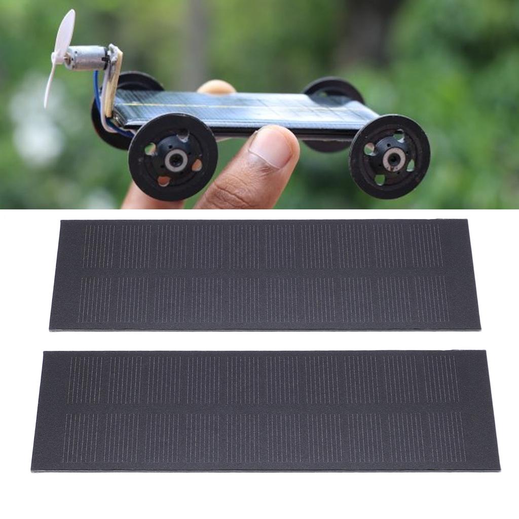 2PCS 1W 5V Solar Panel, High Efficiency Monocrystalline Silicon Solar Panel, Portable Solar  , for Household Lights, Electric Fans