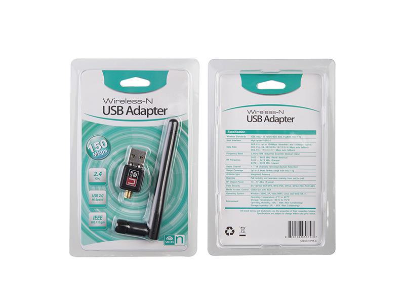 

8188EUS USB бездротова мережева карта: Зовнішній WiFi-приймач для приставки та відеореєстратора 200 meters