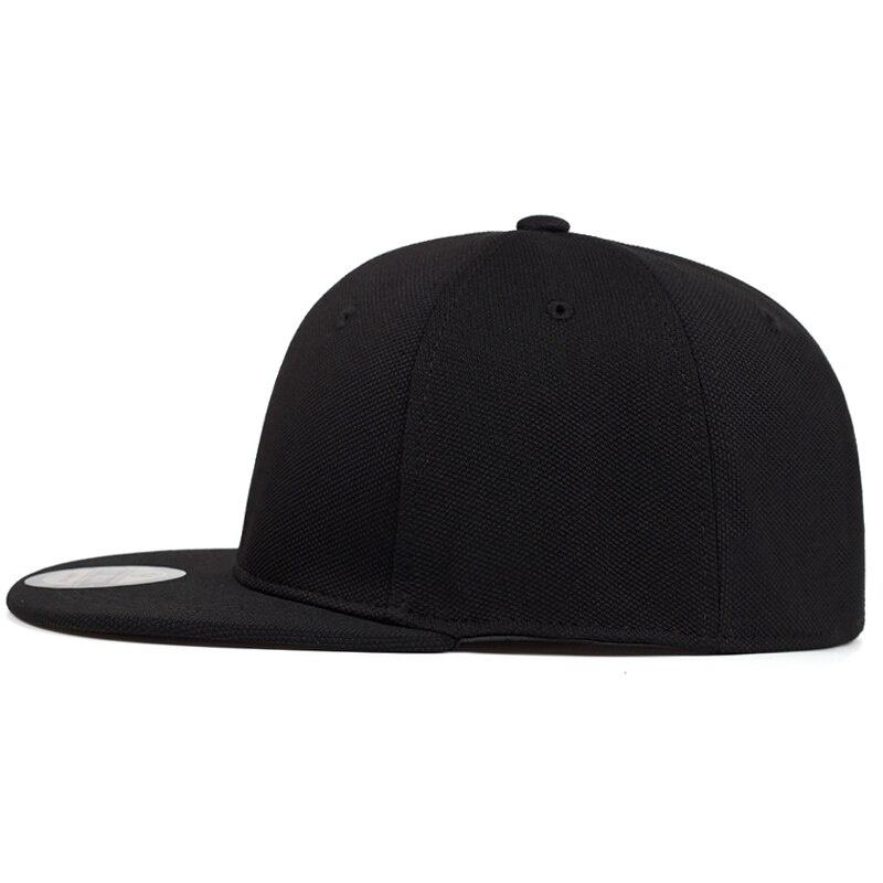 Casquette de baseball respirante en coton pour homme, style hip-hop, décontractée, avec fermeture à pression, idéale pour l'extérieur et le soleil