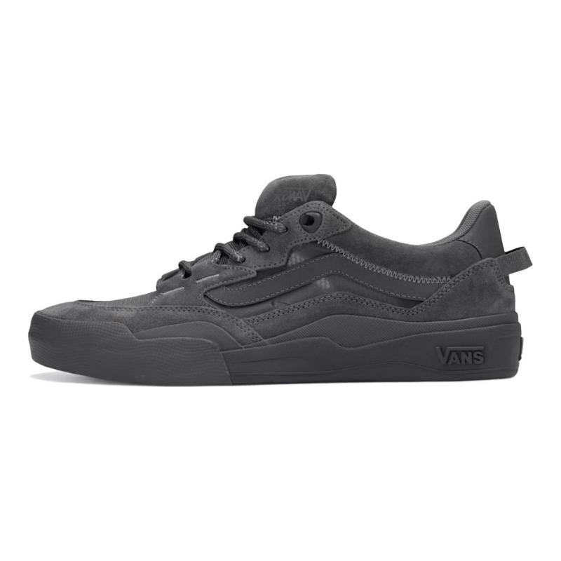 Vans x Atiba Jefferson Skate 2 Wayvee men s classic comfy skate shoes grey VN000D5DBGF 40