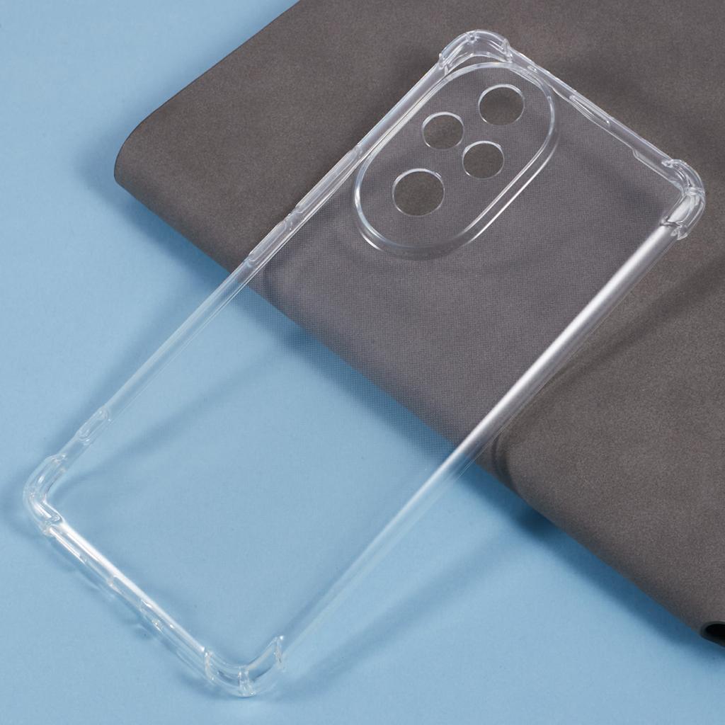 Für Honor 200 Pro 5G Handyhülle Verbesserte Vier-Ecken Klare TPU-Abdeckung