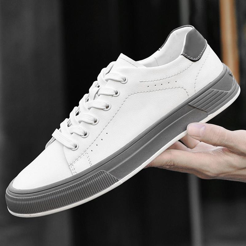 Pánské boty z pravé kůže Outdoorové italské ležérní boty Značkové ručně vyráběné pánské tenisky Vysoce kvalitní hovězí kůže Skateboardové boty