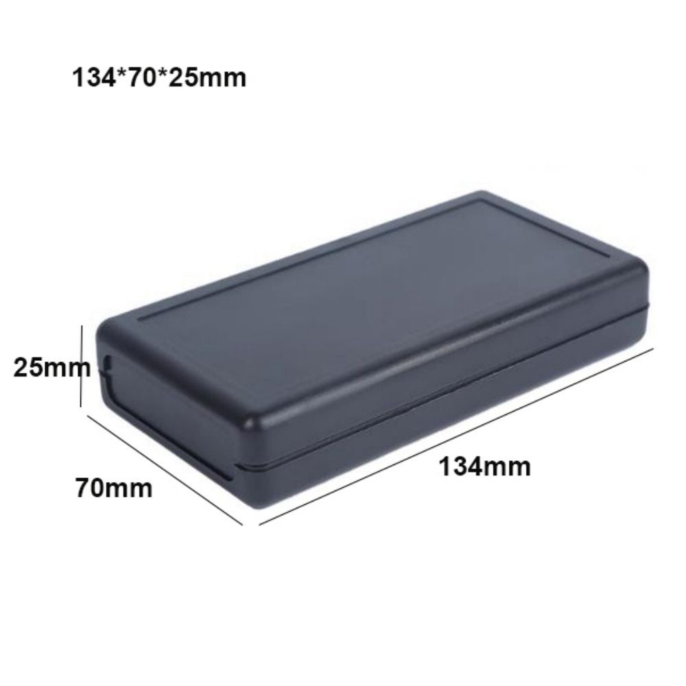 White Black Storage Case ABS Plastic Housing Instrument Case  Electronic Supplies