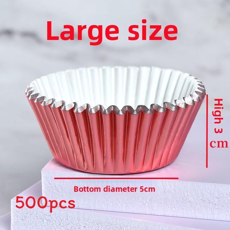 Baking Paper Cups Aluminum Foil Thickened Gold Silver For Cake Cupcake Baking Supplies