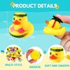 Mikulala 24 Pack Rubber Duckies, Colorful Bath Toys for Kids, Squeaky Bathtub Ducks for Toddlers, Birthday Party Favors