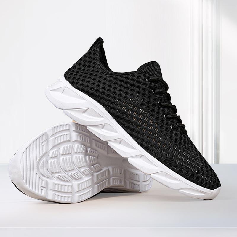 Women Leather Dance Shoes Soft Soled Middle Top Practice Dance Shoes Jazz Dance Shoes Dance Mesh Sneakers