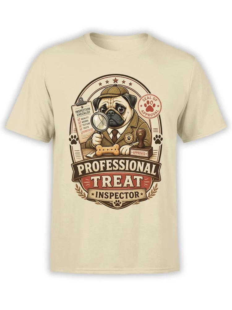 Treat Inspector Dog Tshirt Unisex S