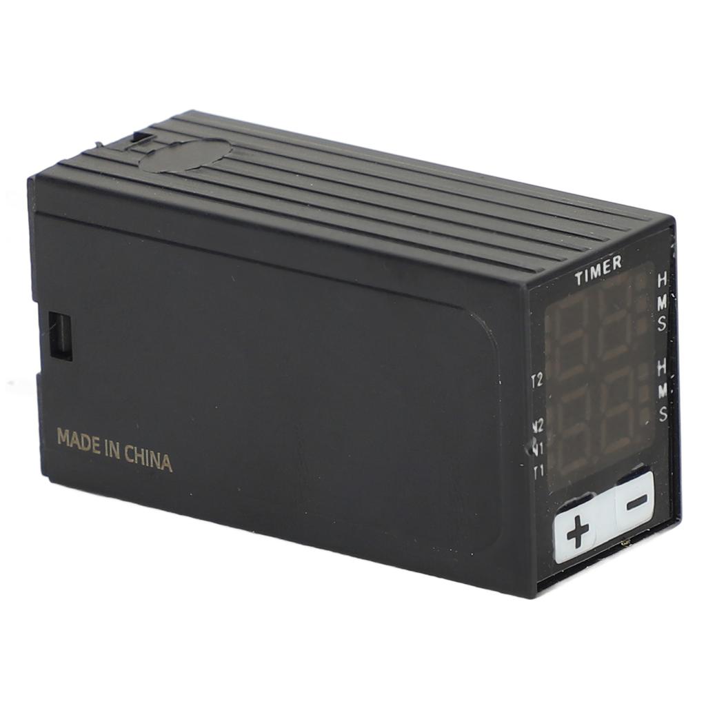 Delay Time Relay 0.1S?99H Range Digital LED Display High Temperature Resistant 24V DC Cycle Timer