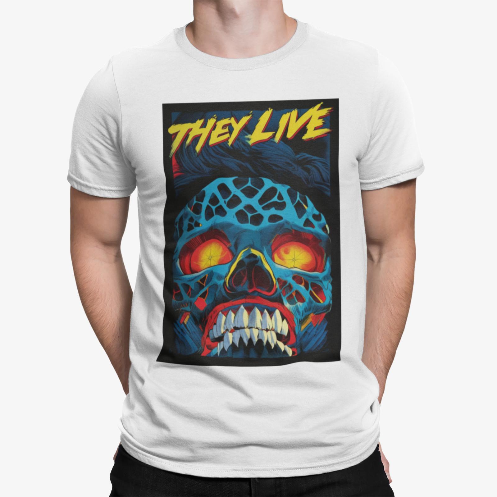 halloween funny gift film movie John carpenter sci fi t shirt for they live fans S