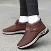 new women's ankle and ankle winter boots, warm and non slip with plush boots, casual and comfortable snow boots