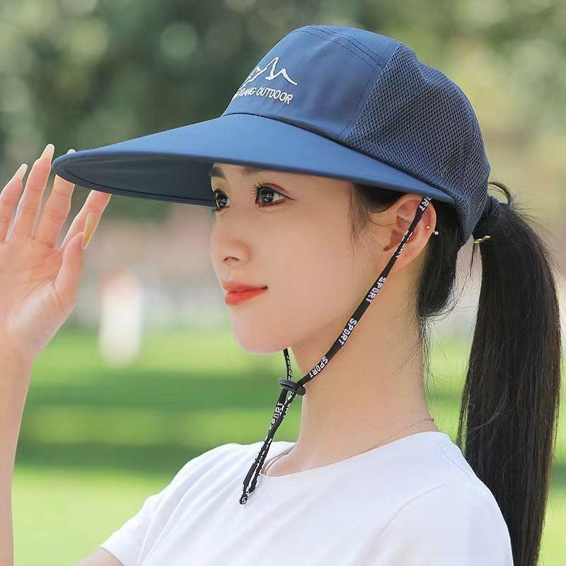 Summer Lightweight Cycling Cap UV 50+ Sun Shield Fishing Outdoor Breathable Mesh Baseball Hat Unisex Sport Sun Hat for Men Women