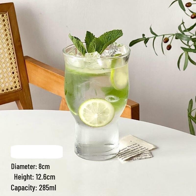 Wide-Mouth Borosilicate Glass Cup