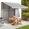 Awning Cover Anthracite and White 4x3.5 M