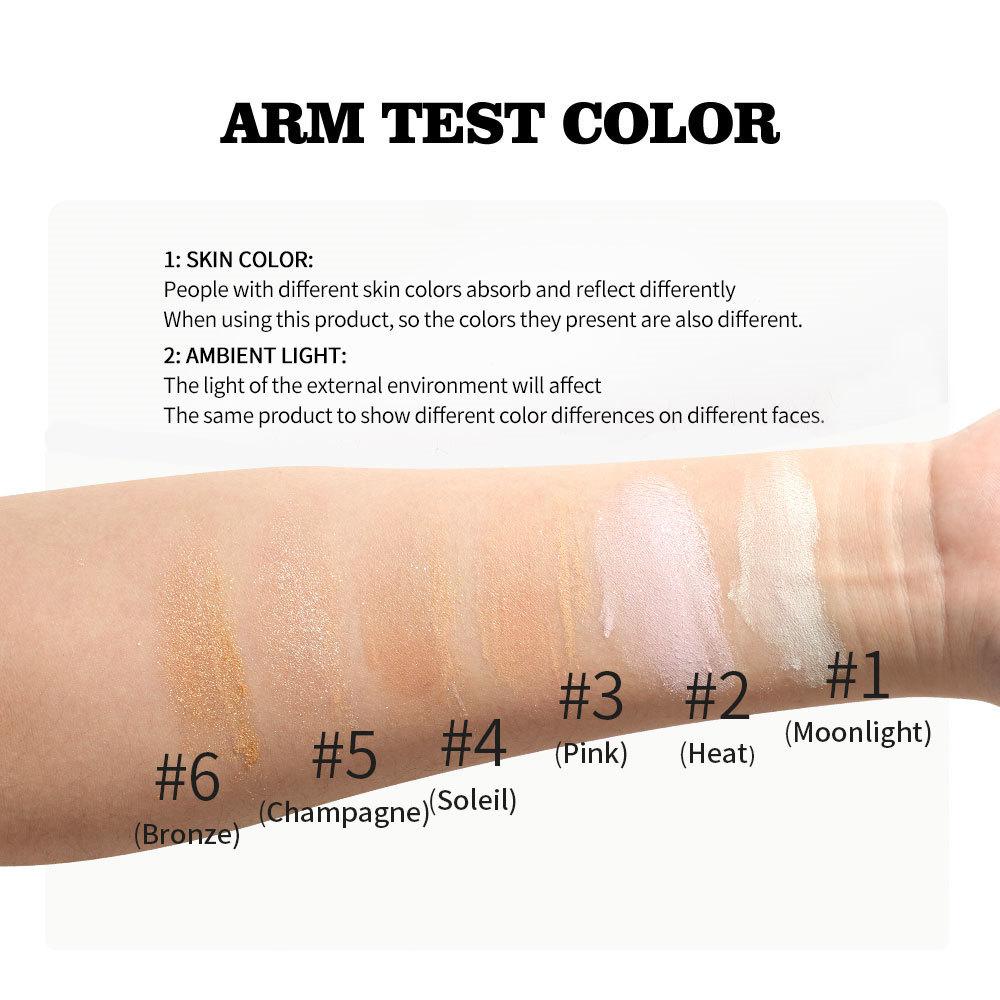 Julystar Pearlescent loose powder Concealer Diamond honey powder fine anti-sweat long-lasting oil-control matte setting powder