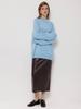 Round Neck Pullover for Women Autumn Winter Relaxed Fit Knitted Wool Jumper Simple Knitwear for Ladies Luxurious Relaxed-fit Slimming Versatile Top