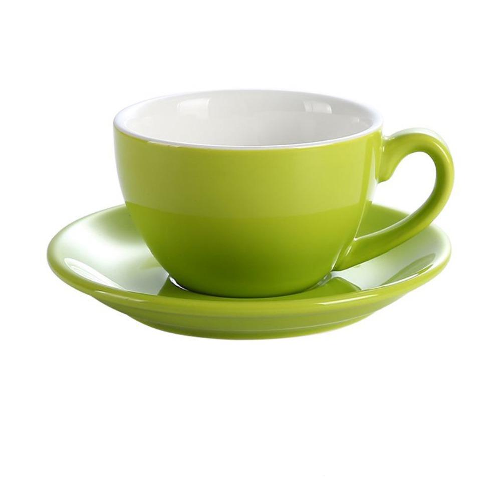 Ensfarget Cappuccinokopp 220ml Par Krus Flerbruks Tekopp Gave