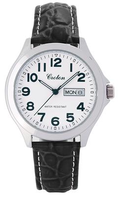 [Croton] Watch Croton Day Date 3 Hand RT-179M-06 Men's Black