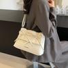 Fashionable Underarm Bow Bag for Women 2025 PU Leather Messenger Bag Casual Pillow Bag Trendy Versatile Shoulder Bags Bolsas
