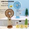 High-Power USB Rechargeable Handheld Mini Fan with Custom Logo