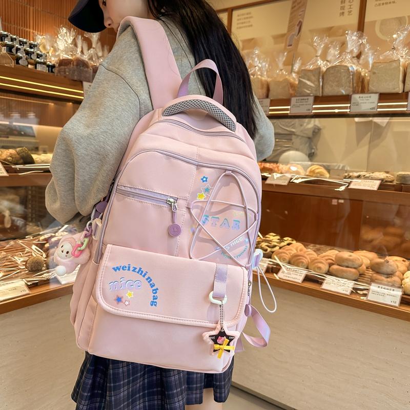 Student Schoolbag Women's Lightweight Large Capacity Star Backpack