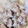 30 Pcs Fairy Tale Forest Girl Character Theme Hot Stamping Three-dimensional PET Sticker Bag Scrapbooking Accessories