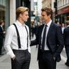 Y-Back Arbeits Hosenträger für Herren Verstellbar Elastisch Hosen Hosenträger mit Starken Clips für Outdoor Wandern Tägliche Büroarbeit