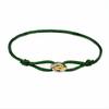 Luxury Classic Three-color Stainless Steel Circle Ring Rope Weaving Adjustable Couple Bracelet for Women Men Jewelry Gift