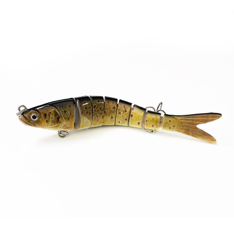 8-Section Bionic Jerkbaits Pike Bass Fishing Long Casting Sinking Hard Lure Set In Multiple Colors