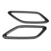 2Pcs Carbon Fiber Dashboard Outlet Cover for Mercedes A Class CLA GLA W169 W117 Classic Style