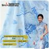 Bamboo Crane Flower Tie-Dye Cheongsam Fabric for Dancewear and Hanfu Skirts