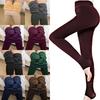 Women Winter Thick Warm Fleece Lined Thermal Stretchy Skinny Leggings Pants For Cozy Cold Days