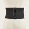 Wind Ladies Wide Belt Retro Elastic Elastic Waist Seal Dress Waist Decoration