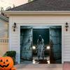 479. Halloween Dekorationen Garagentor Abdeckung Banner Hängende Wand Kulisse 8X7FT