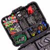 257PCS Fishing Lure Set Metal ABS Corrosion Resistance Anti Winding Fishing Hook Kit for Outdoor with Black Storage Box