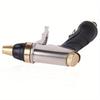 Garden Hose Nozzle Brass Watering Gun Flush Home High Pressure Cleaning Tool, Water Sprinkler, Chrome Car Water Gun Head
