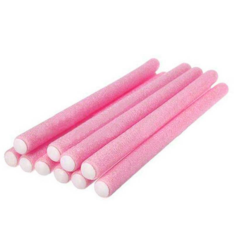 10pcs Heatless Curling Rod For Women Soft No Heat Hair Curler DIY Hair Styling Tool Curler Modeler Spiral Roller Curlers Formers Hair Rollers