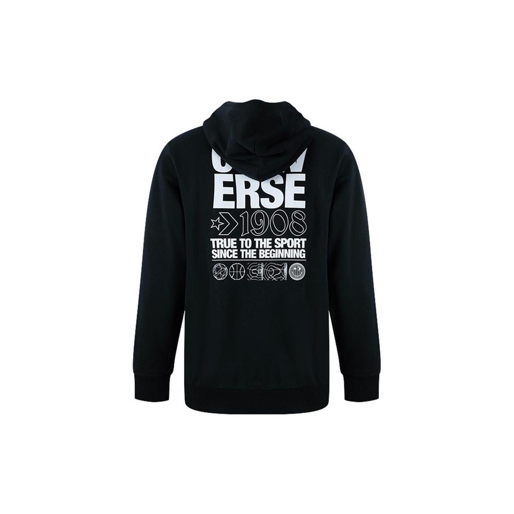 Converse Sweatshirts Men's Black Hooded Moderate Regular 10021131-A01