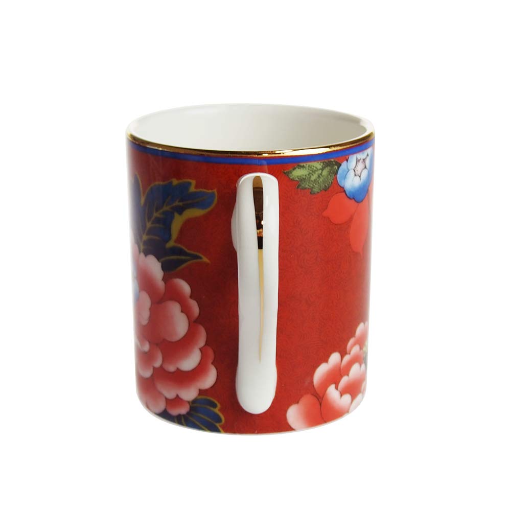 Wedgwood 40032115 Mug, Red, 250ml, Peony,