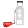 Travel Door Lock Portable AntiTheft Safety Lock Stopper for Hotel Travel Accommodation Red