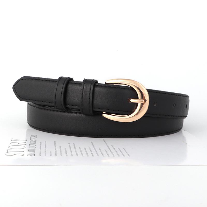 Belt Womens Waist With Durable Pu Material And Metal Buckle For Everyday Style