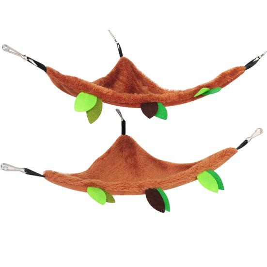 5Pcs/Set Pet Hamster Squirrel Warm Ropeway Hammock Hanging Swing Cage Bed Nest