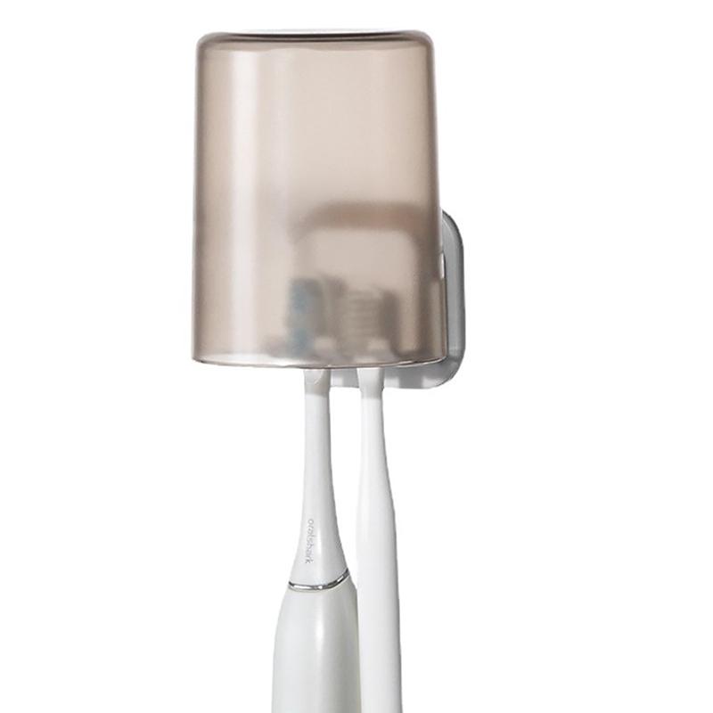 Toothbrush Holder Upside Down Cup Holder Abs Free Punching Seamless Wall-Mounted Wash Storage Rack Bathroom Accessories