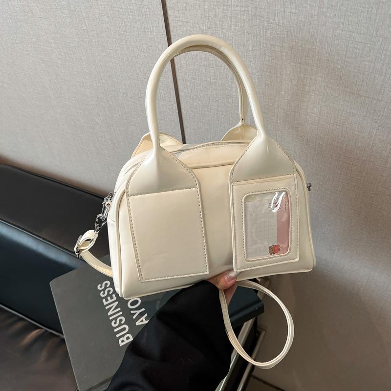 High-end niche silver bag women's new summer versatile messenger bag fashionable portable pillow bag