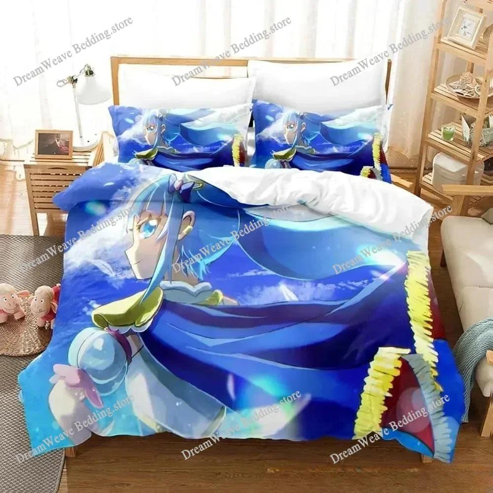 3D Printed Anime Sora Harewataru Bedding Set Boys Girls Twin Queen Size Duvet Cover Pillowcase Bed Kids Adult Home Textileextile